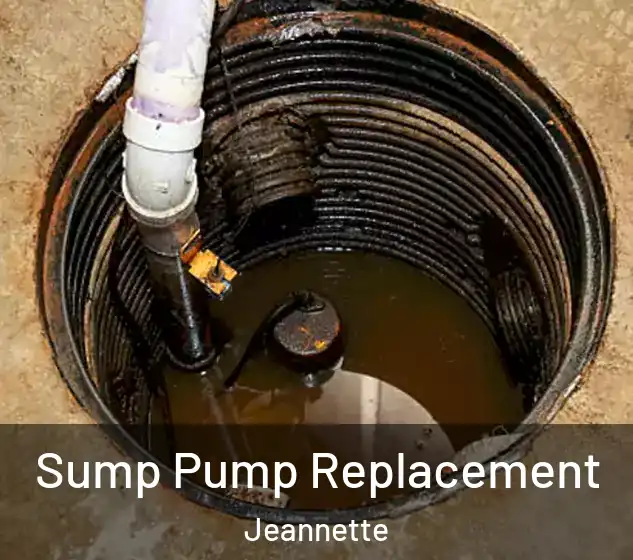  Sump Pump Replacement Jeannette